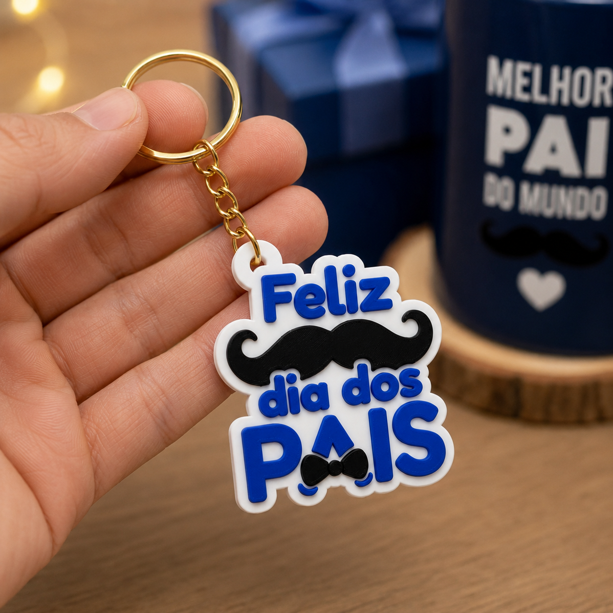 Chaveiros Personalizados Dia dos Pais — PROMOÇÃO