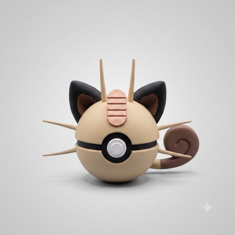 Pokébola Meowth #013