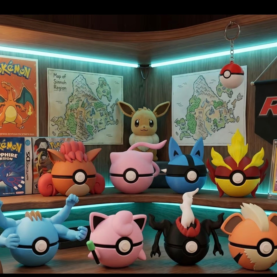 Pokébolas Personalizadas Inspiradas no seu Pokémon favorito! - PROMOÇÃO SOMENTE HOJE