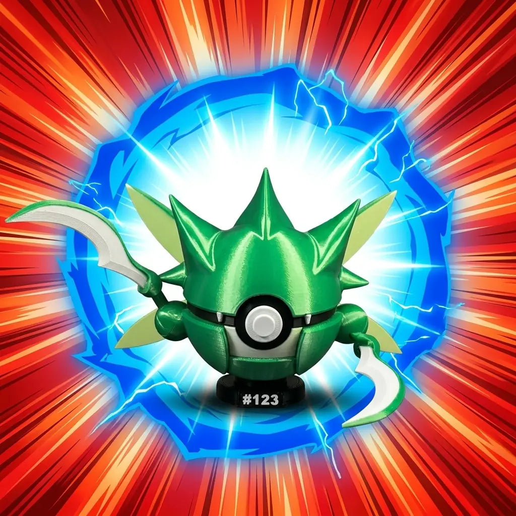 Pokébola Colecionável Scyther #123