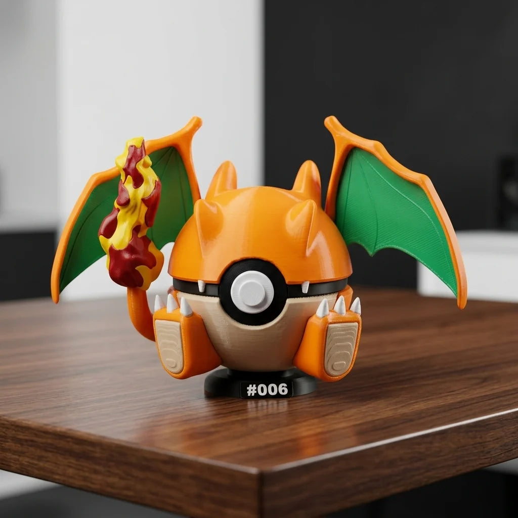 Pokébola Colecionável Charizard #006